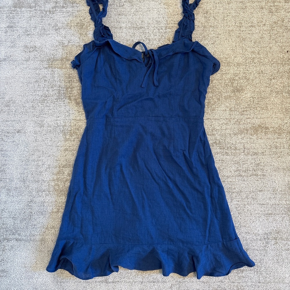 Women's Blue Sleeveless Top